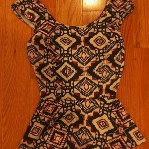 Open Back Bowtie Top